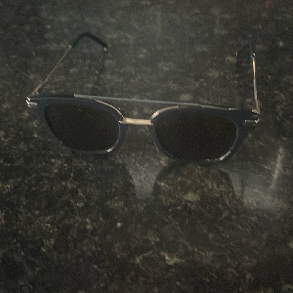 Women’s blue and gold Fendi sunglasses